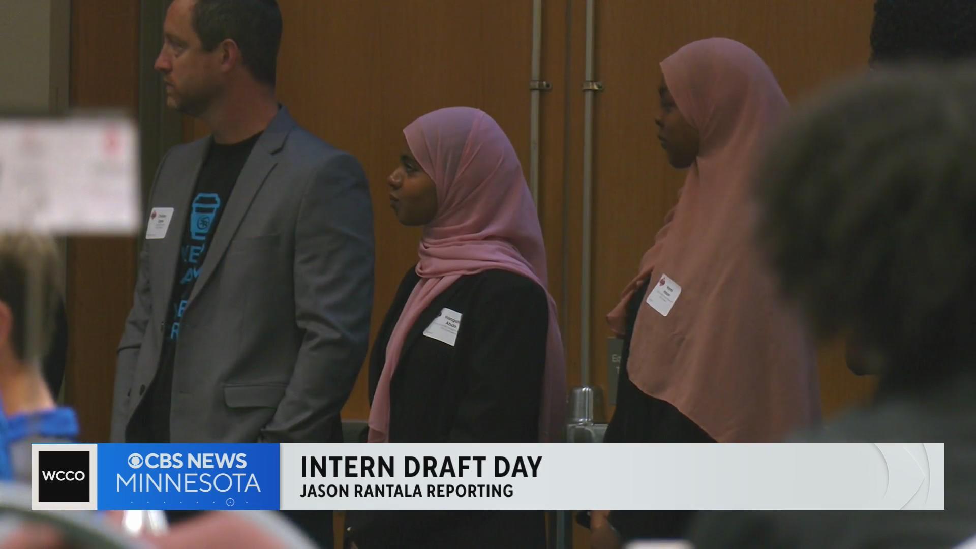 Hundreds of students drafted for paid internships - CBS Minnesota