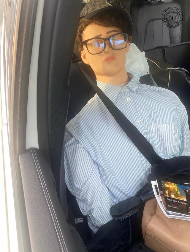 California driver pulled over for using a mannequin in the carpool lane