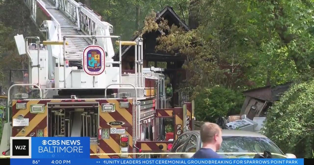House fire in Anne Arundel County under investigation - CBS Baltimore