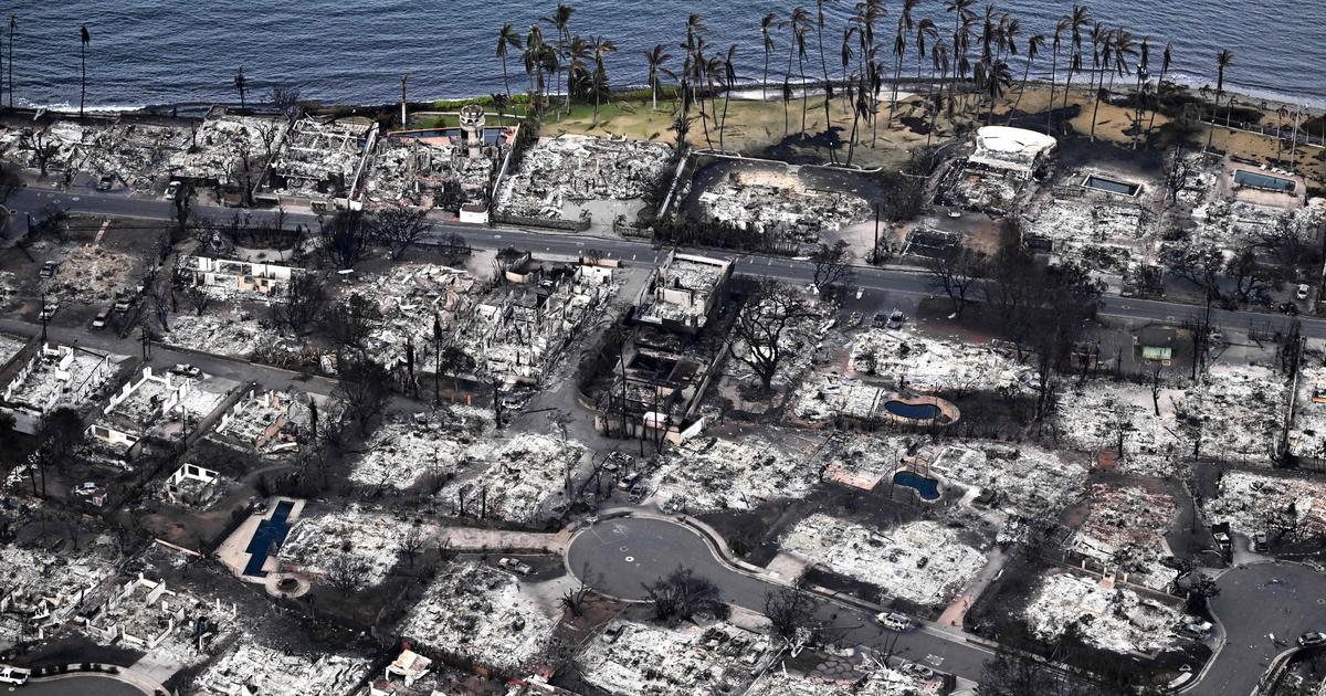Части от Мауи са в пепел, докато горски пожари пламват из Хавайския остров. Тези снимки показват разрушенията.