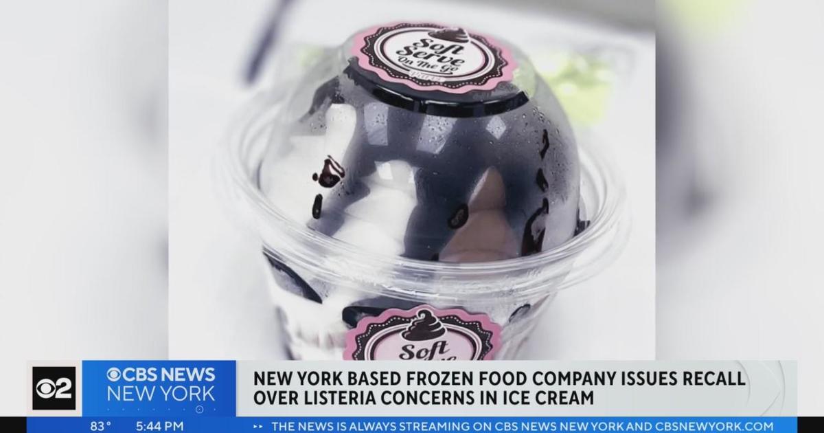 Soft serve ice cream recalled due to listeria outbreak CBS New York