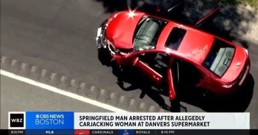 Man arrested after allegedly carjacking woman at Danvers Stop & Shop - CBS Boston