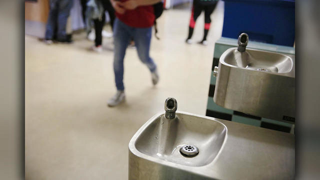 Water Fountain at School in San Francisco 