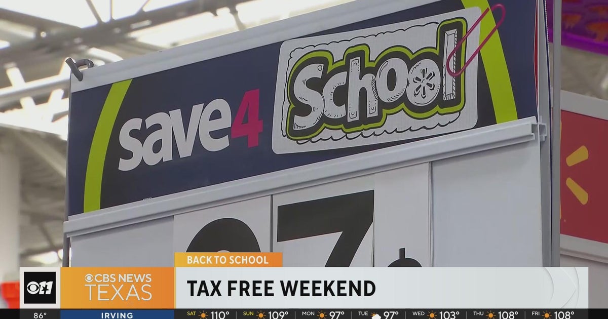 Tax-free weekend is in full swing! - CBS Texas