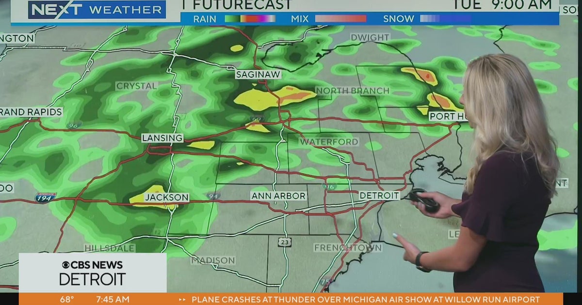 NEXT Weather Forecast August 14, 2023 (Today) - CBS Detroit