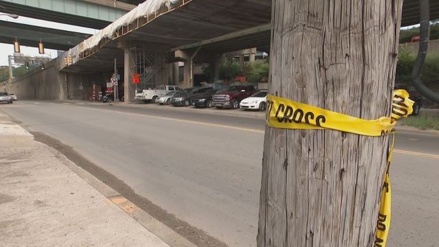 Generic police lights and crime scene tape 