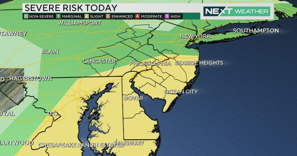 Philadelphia weather: Severe weather risk rolls in Monday night