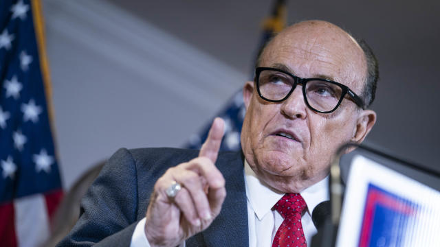 Rudy Giuliani Holds News Conference in Washington 