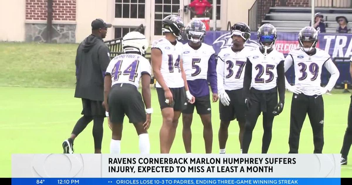 Ravens unsure when Marlon Humphrey can return from foot surgery - CBS  Baltimore