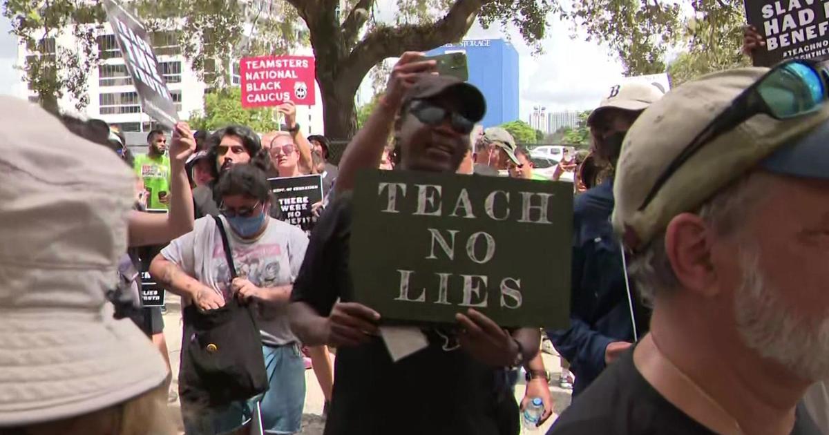 Protesters march by means of Miami to item to Florida’s Black heritage teaching requirements