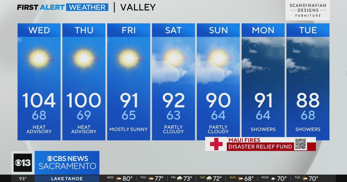 Wednesday afternoon weather forecast - Aug. 16, 2023
