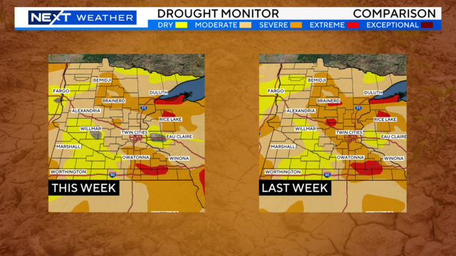 Minnesota drought monitor: Aug. 17, 2023 