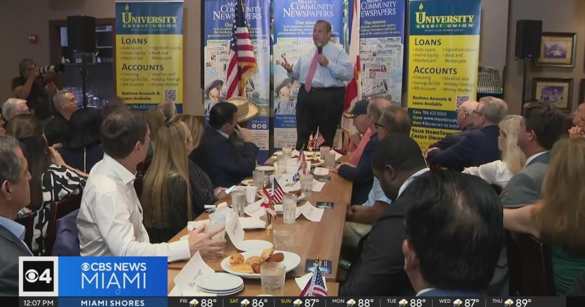 GOP presidential candidate Chris Christie built South Florida quit GOP presidential candidate Chris Christie built South Florida quit