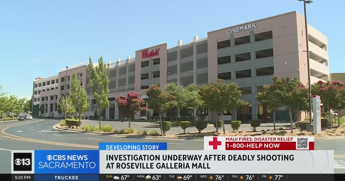 Investigation underway after deadly shooting at Roseville Galleria