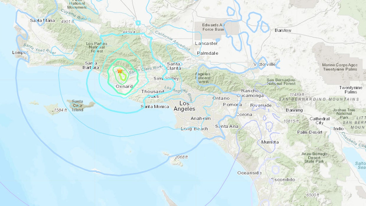 Magnitude 5 1 Earthquake Hits Ojai Aftershocks Continued Until Monday 