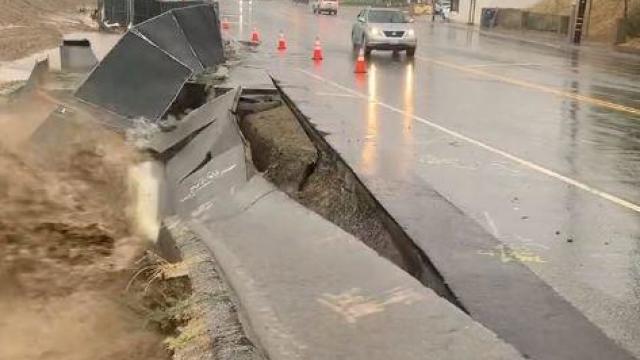 Tropical Storm Hilary Brings Wind and Heavy Rain to Southern California 