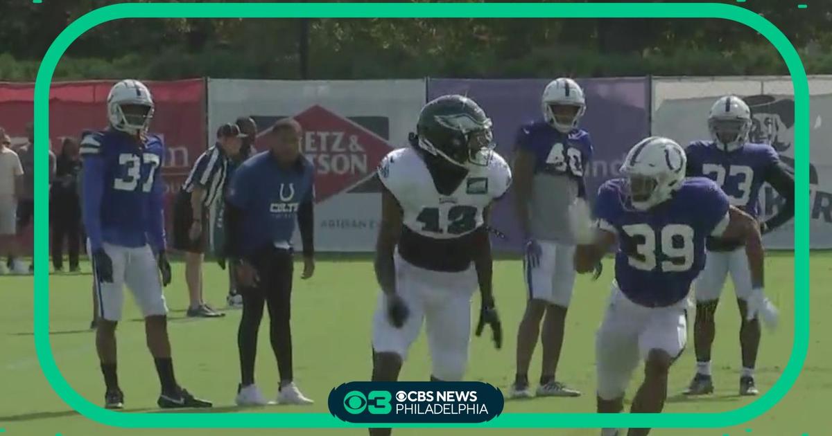 Eagles practice with Colts ahead of final preseason game - CBS Philadelphia