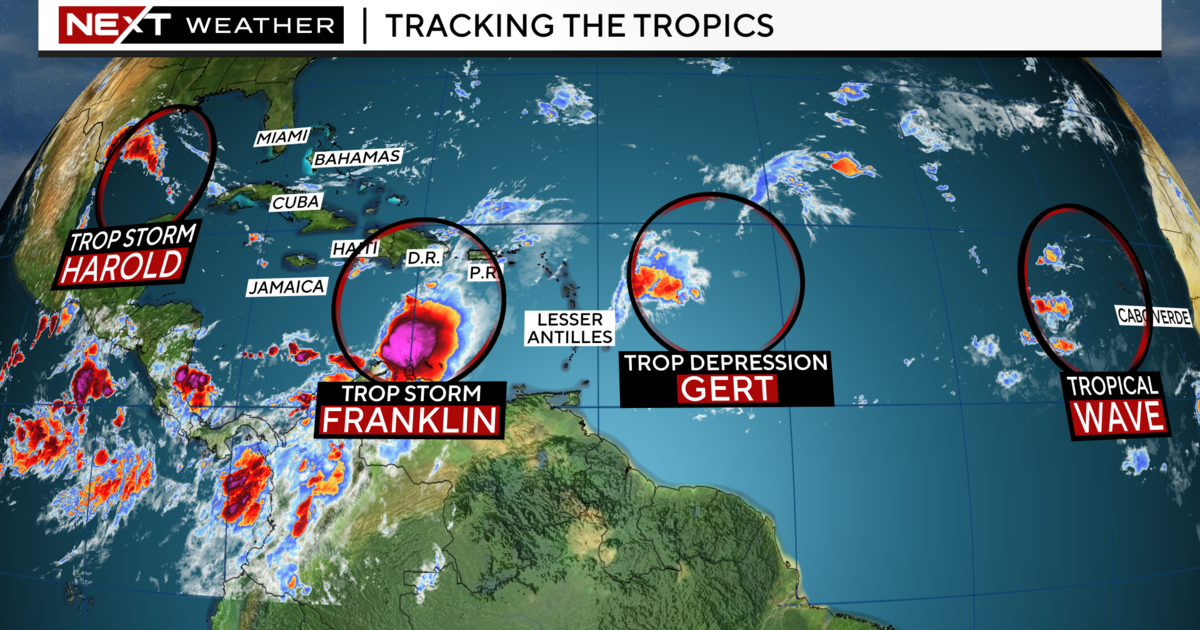 Monitoring The Tropics: Hello there Harold, Tropical Depression Gert hardly hanging on