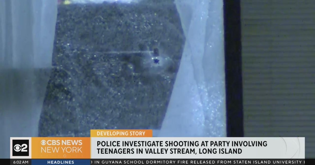 Gunfire rings out during party in Valley Stream - CBS New York