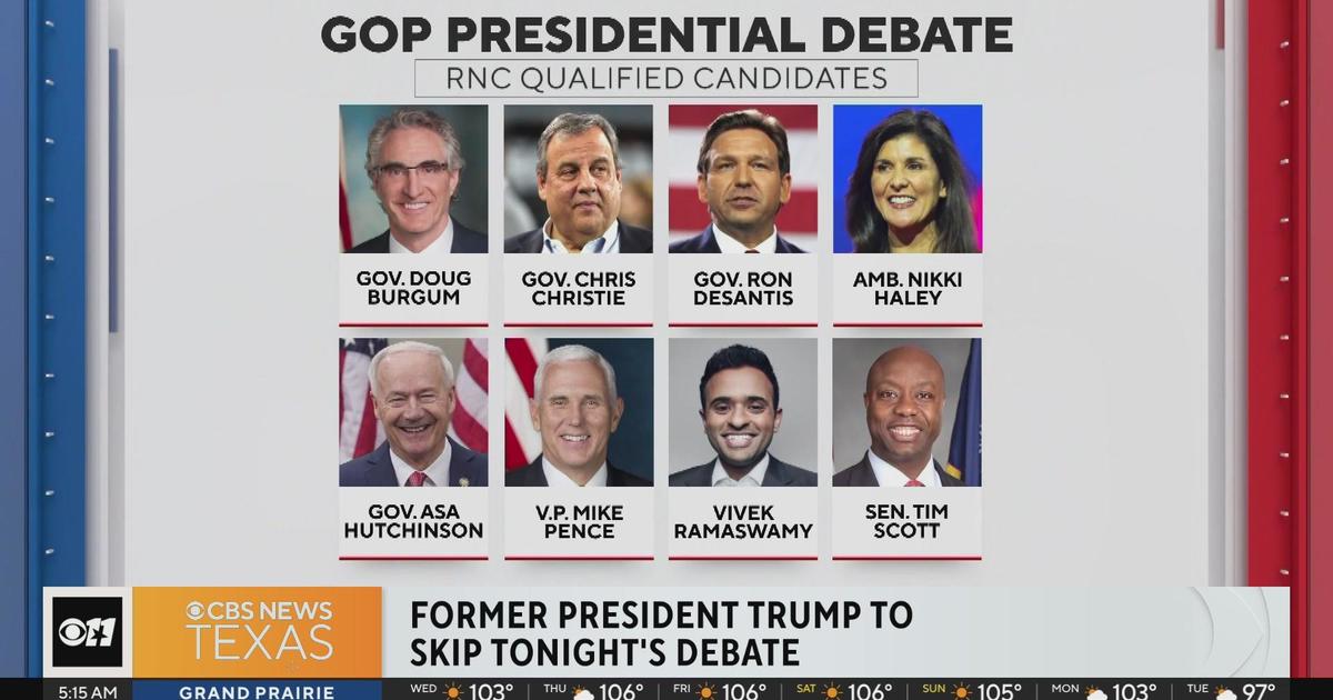 Are you watching the first Republican debate of 2023? - CBS Texas