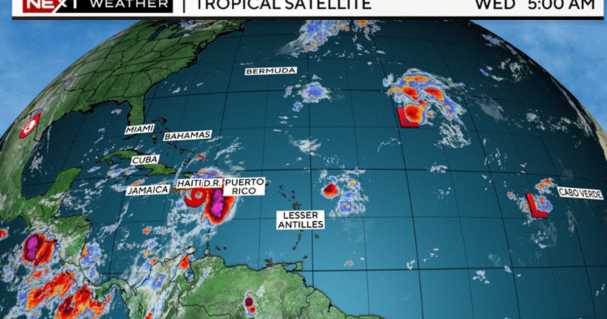Tracking The Tropics Tropical Storm Franklin heading toward Hispaniola