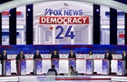 2024 Presidential Candidates Participate In Republican Primary Debate 
