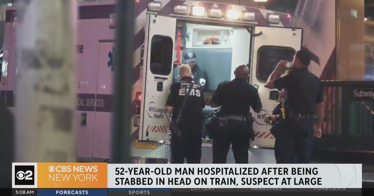 Man stabbed in head on Midtown subway - CBS New York