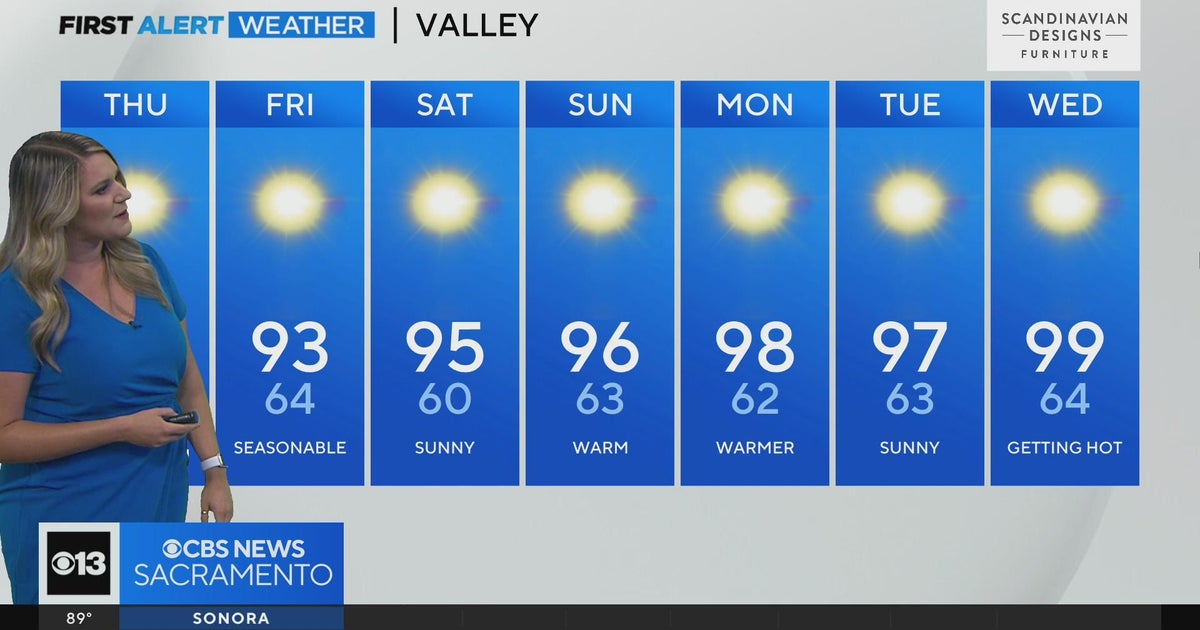 Thursday afternoon weather forecast - Aug. 24, 2023