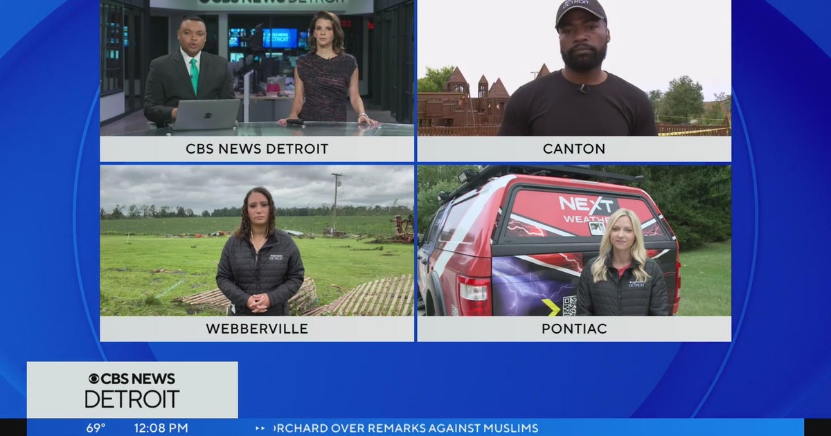 Storms leave widespread damage across southeast Michigan - CBS Detroit