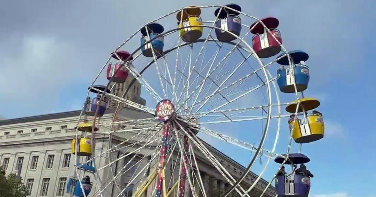 San Francisco's Civic Center hosts carnival with rides and games