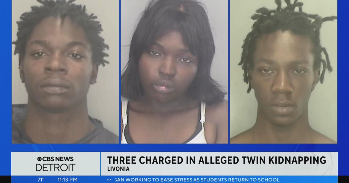 Three charged in kidnapping of 14-day-old twin boys in Livonia - CBS ...