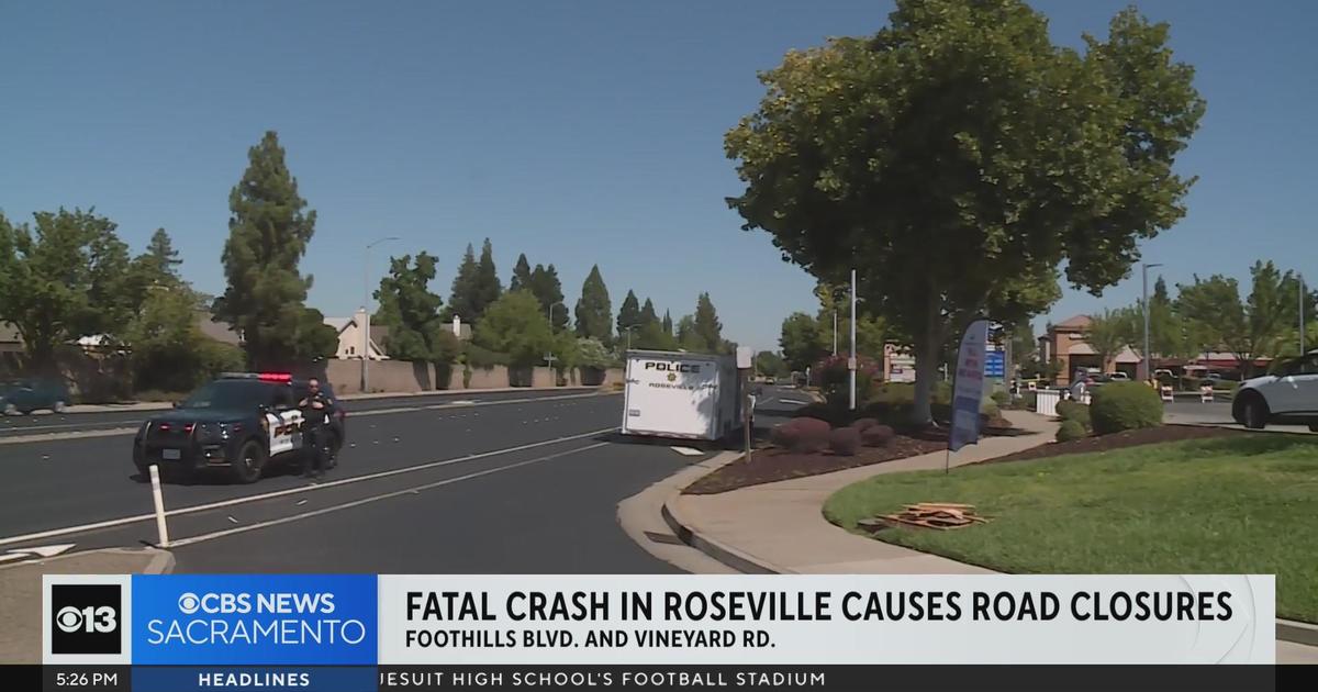 Man Dies In Crash In Roseville Saturday Morning - CBS Sacramento