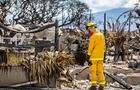 FILE PHOTO: Search, rescue and recovery personnel conduct search operations of areas damaged by Maui wildfires 