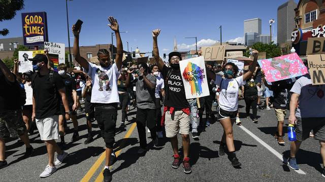 Black Lives Matter march in Denver, Colorado 