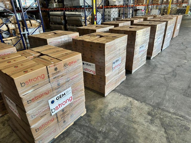 Hurricane relief supplies 