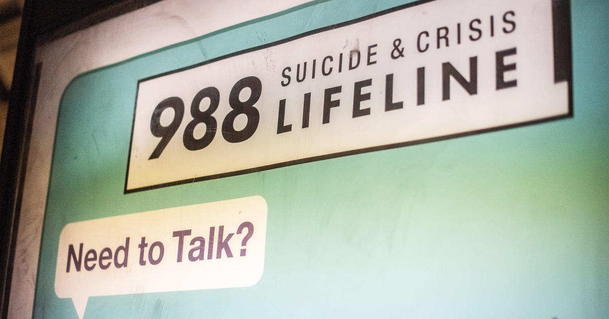 CBS News Miami investigation: 988 suicide crisis line reply premiums lag in Florida