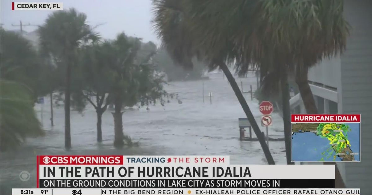 CBS Information Miami Anna McAllister on effects of Hurricane Idalia