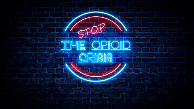 STOP The Opioid Crisis sign 