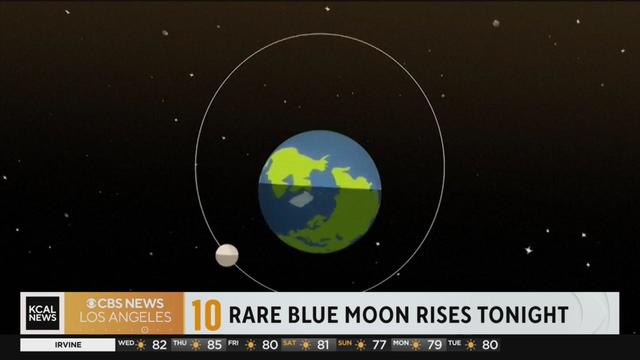 Rare blue moon visible Wednesday night - CBS Los Angeles