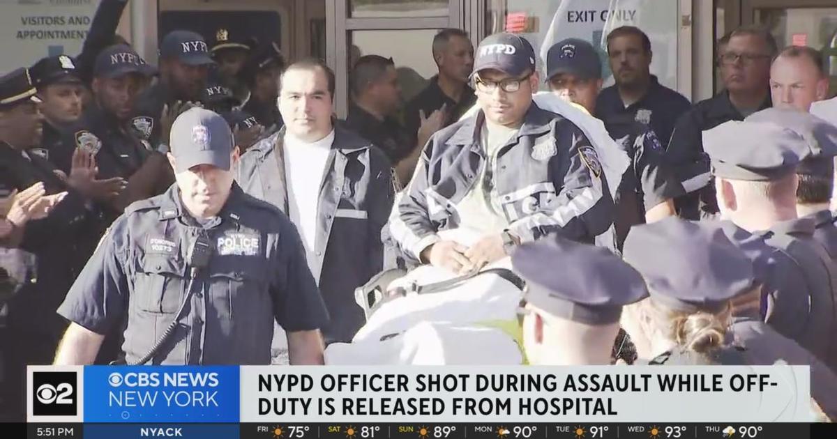 NYPD Officer Shot During Assault While Off-duty Released From Hospital ...