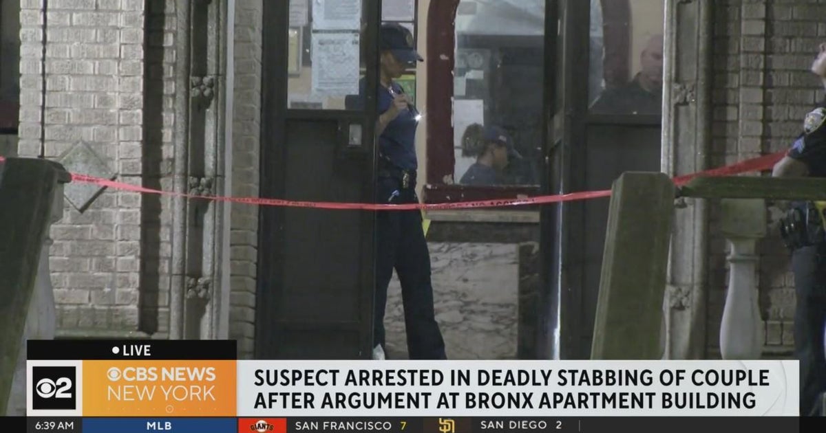 Suspect arrested in deadly Bronx stabbing CBS New York