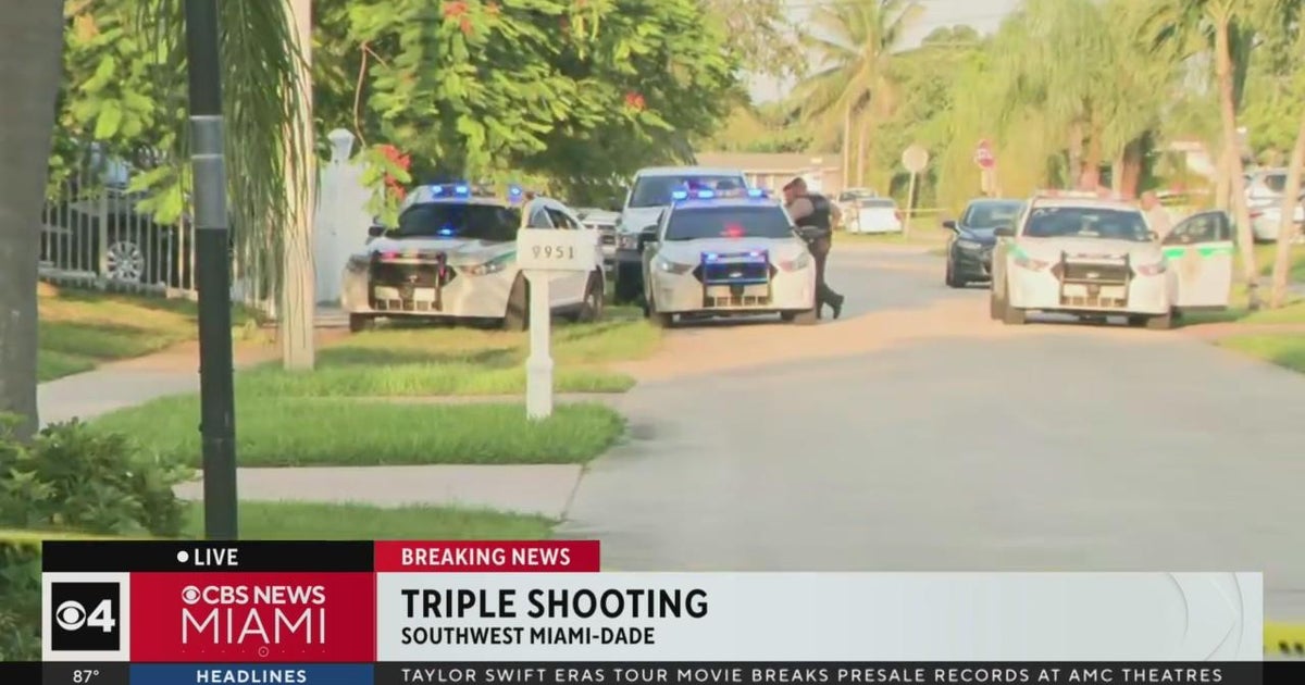 1 dead, 2 transported to hospital in SW Miami-Dade shooting - CBS Miami