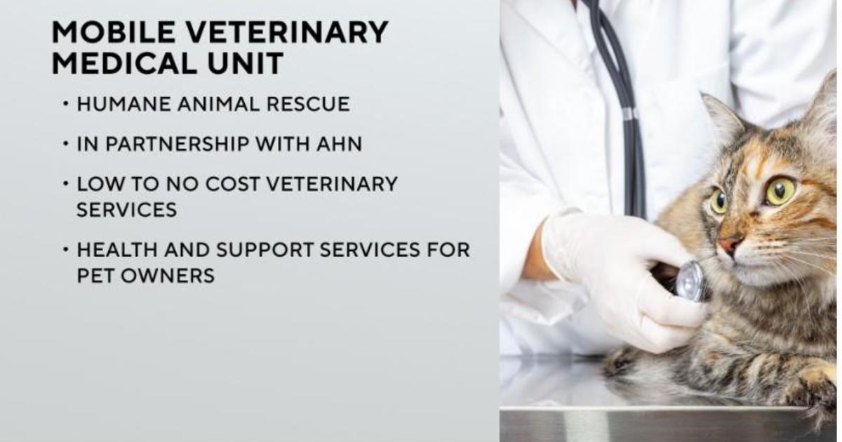 Humane Animal Rescue of Pittsburgh partnering with AHN for mobile veterinary unit