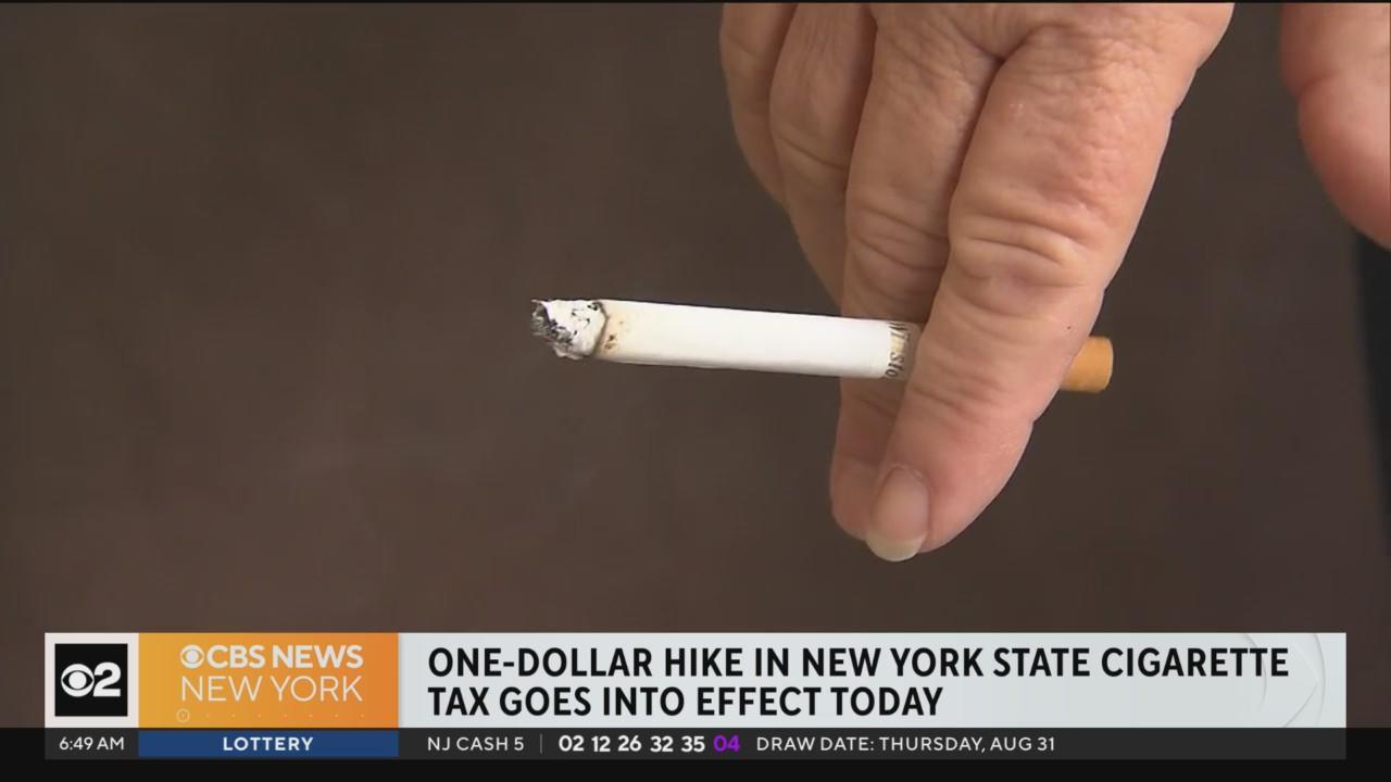 new york state tobacco tax Tax hike today on New York cigarettes