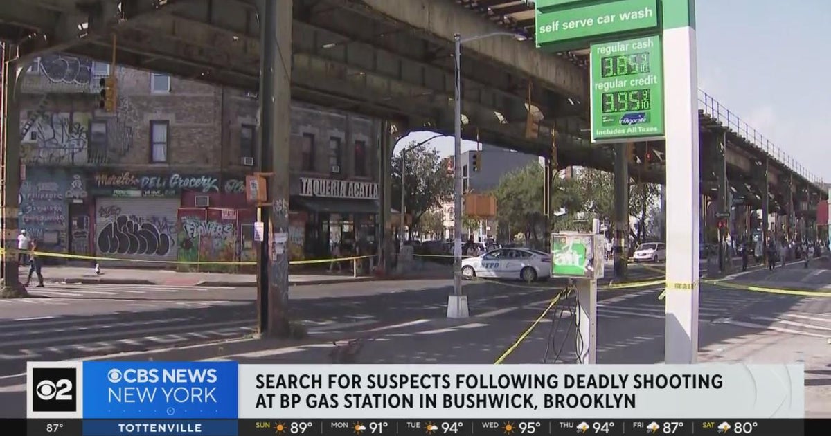 NYPD searching for suspects following deadly shooting at Brooklyn gas ...