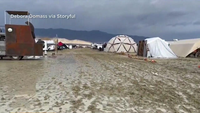Black Rock Desert Flooding at Burning Man 