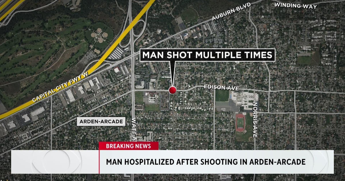 Man found shot multiple times along Edison Avenue in Arden Arcade - CBS ...