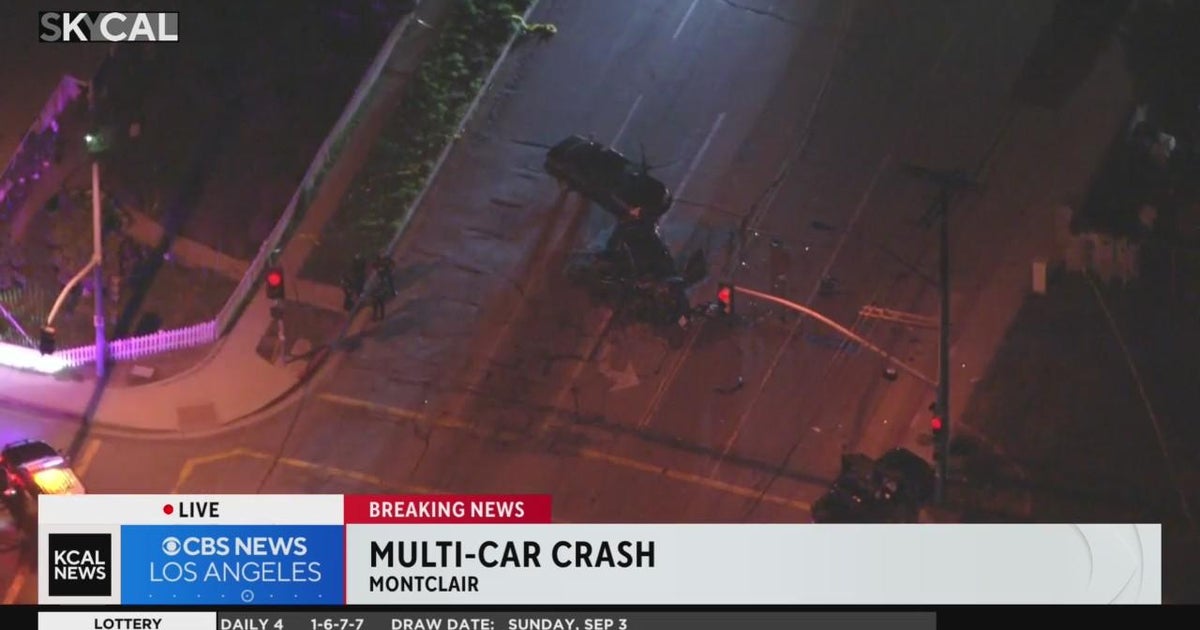 Multicar crash in Montclair CBS Los Angeles