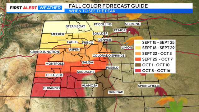 Colorado fall colors forecast 2023