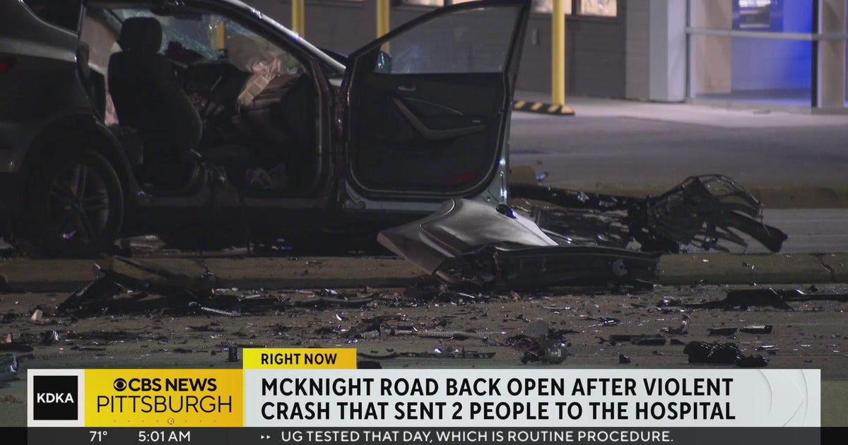 2 people taken to the hospital after violent crash on McKnight Road ...